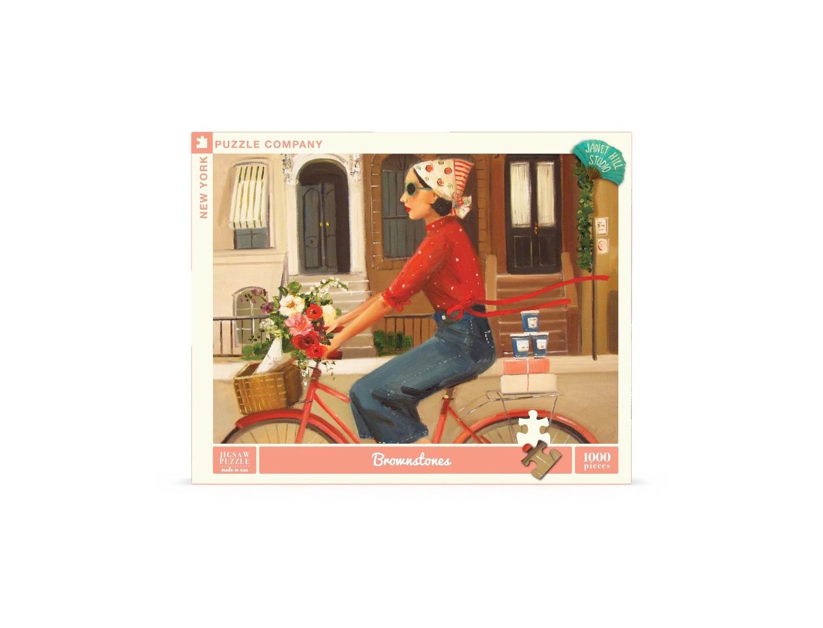 Пазл New York Puzzle Company Brownstones, 1000 деталей