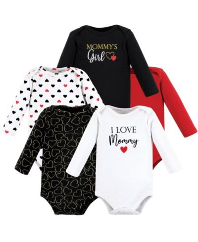 Girl mommy red black 5-pack