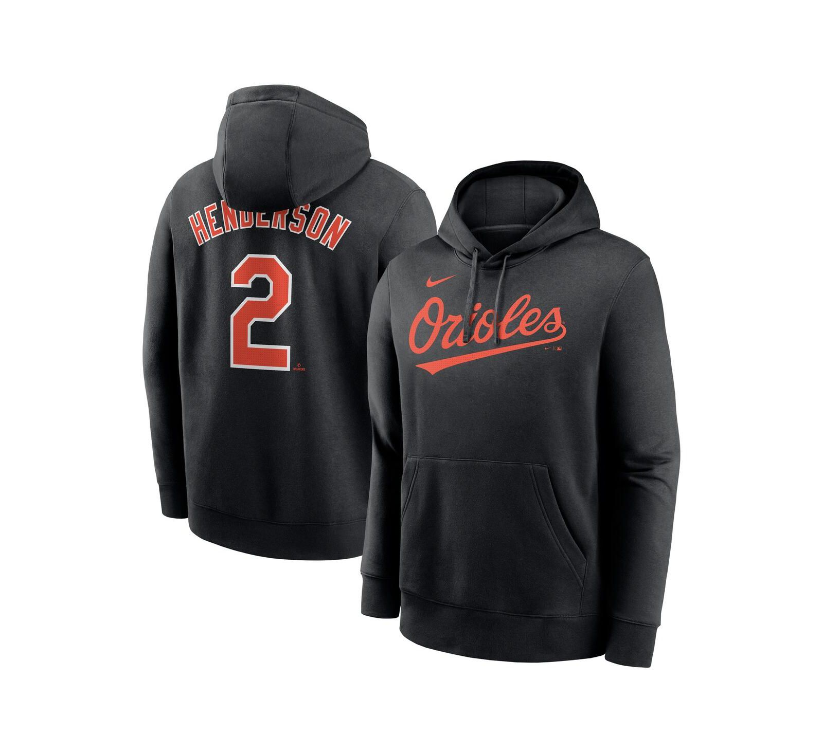 Мужское худи Nike Gunnar Henderson Black Baltimore Orioles с именем игрока и номером