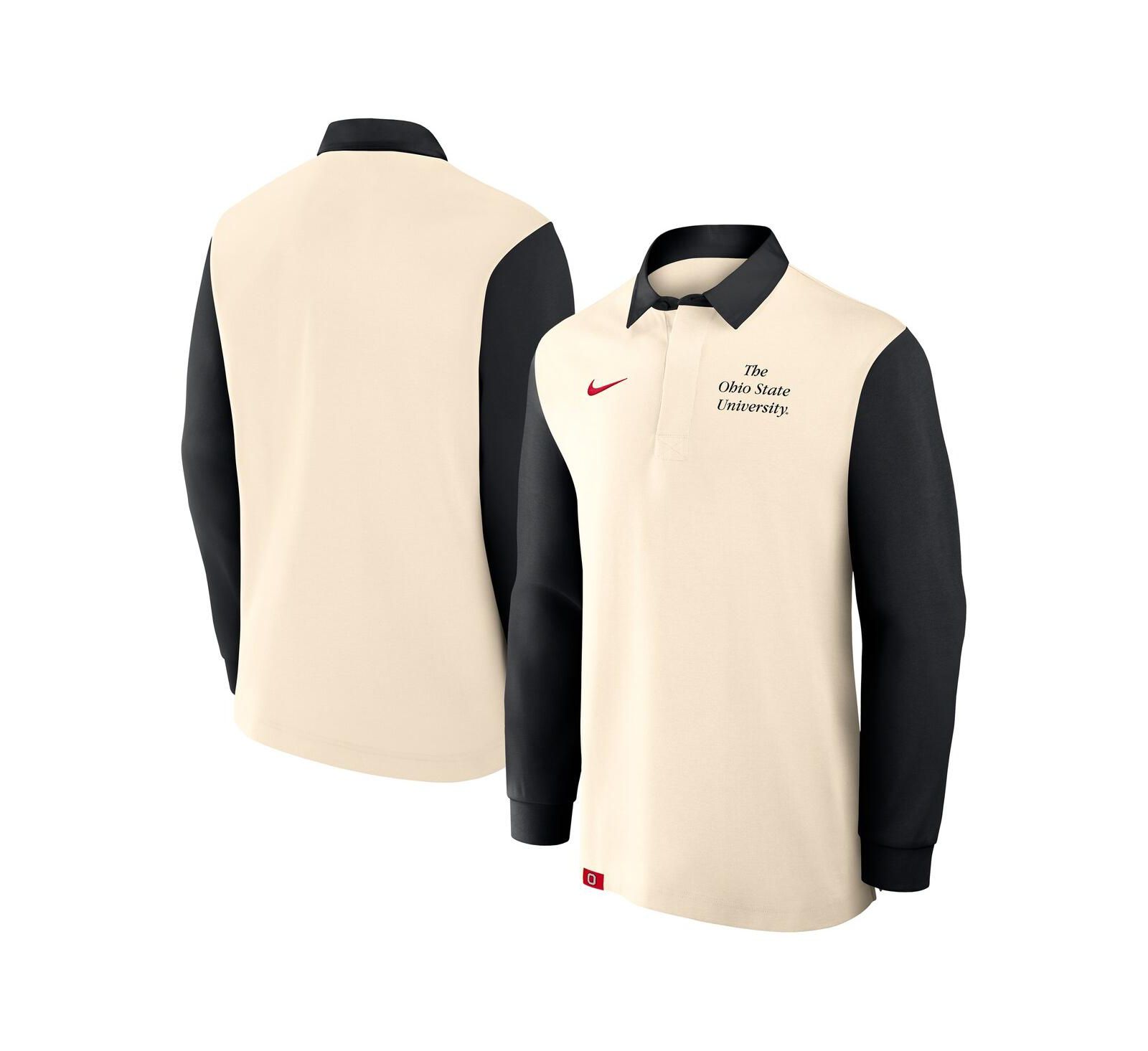 Мужская рубашка Nike Ohio State Buckeyes Rugby Long Sleeve