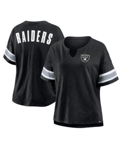 Женская футболка Fanatics Black Las Vegas Raiders Redzone Curl Route