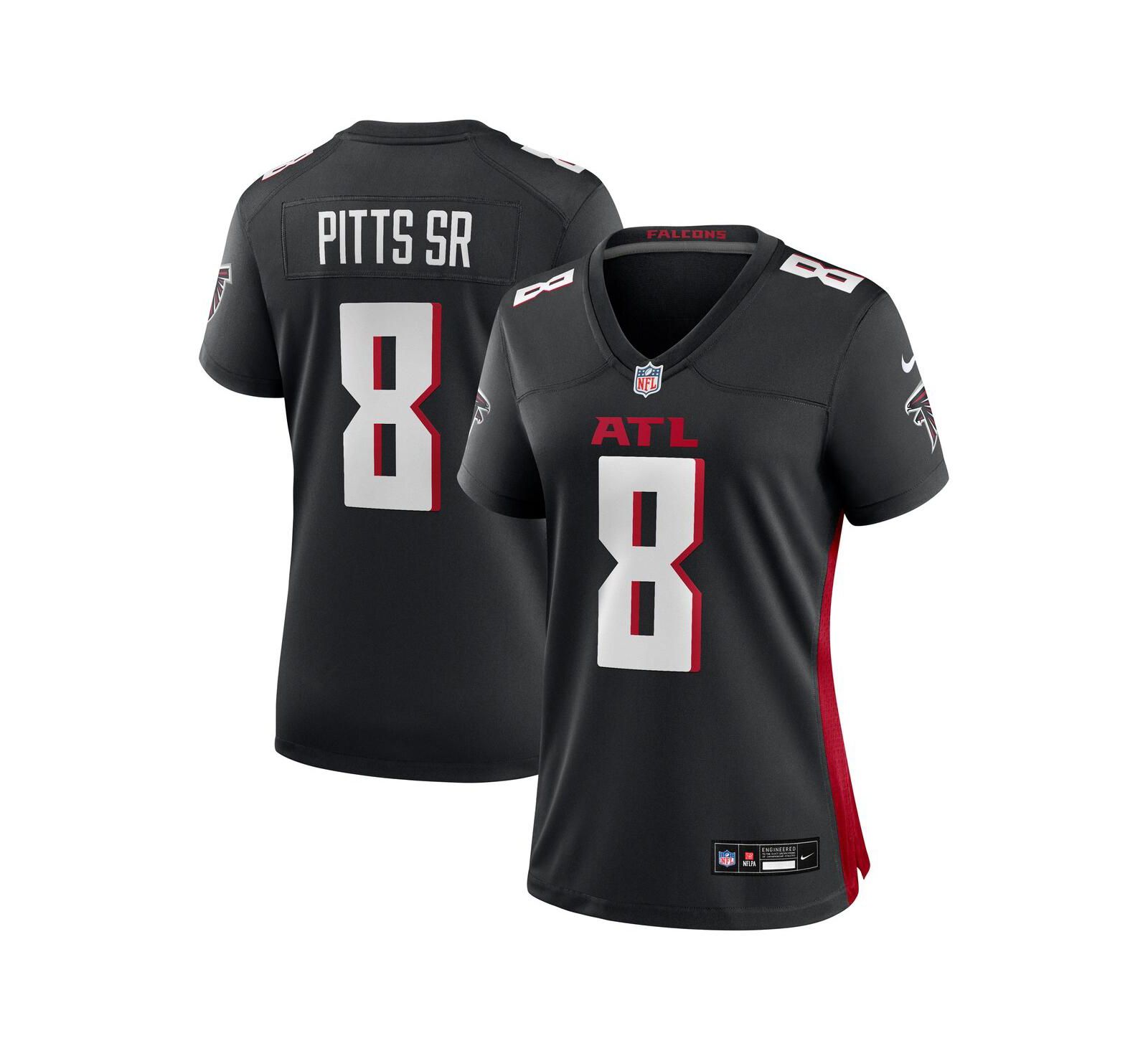 Nike Women's Kyle Pitts Sr. Black Atlanta Falcons Game Jersey