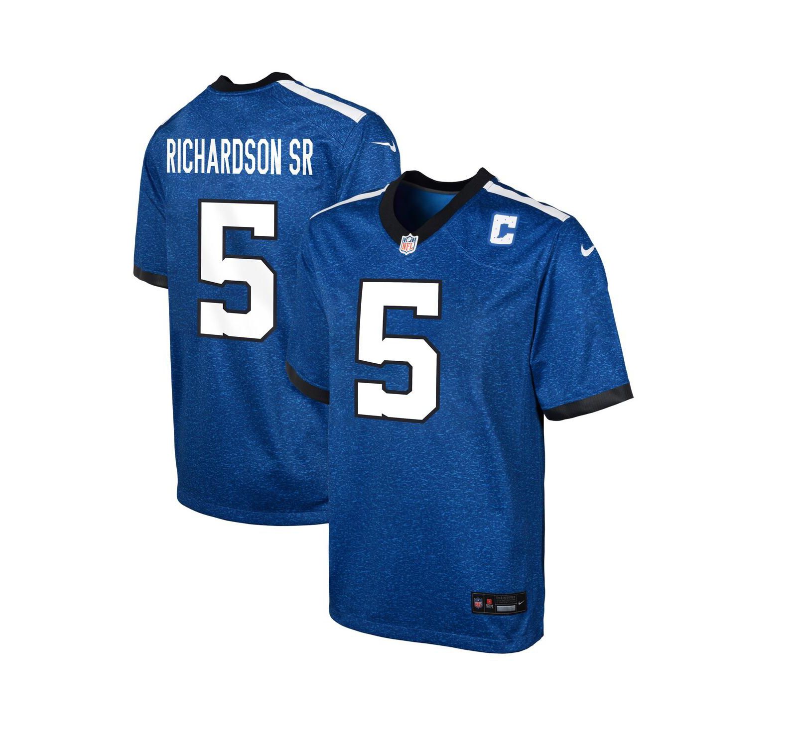 Детская игровая джерси Nike Anthony Richardson Sr. Indianapolis Colts, королевский синий