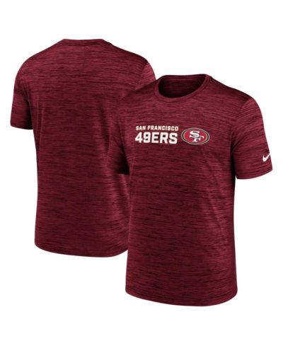 Nike Men's Scarlet San Francisco 49ers Big & Tall Primetime Reverse Play Velocity Performance T-Shirt