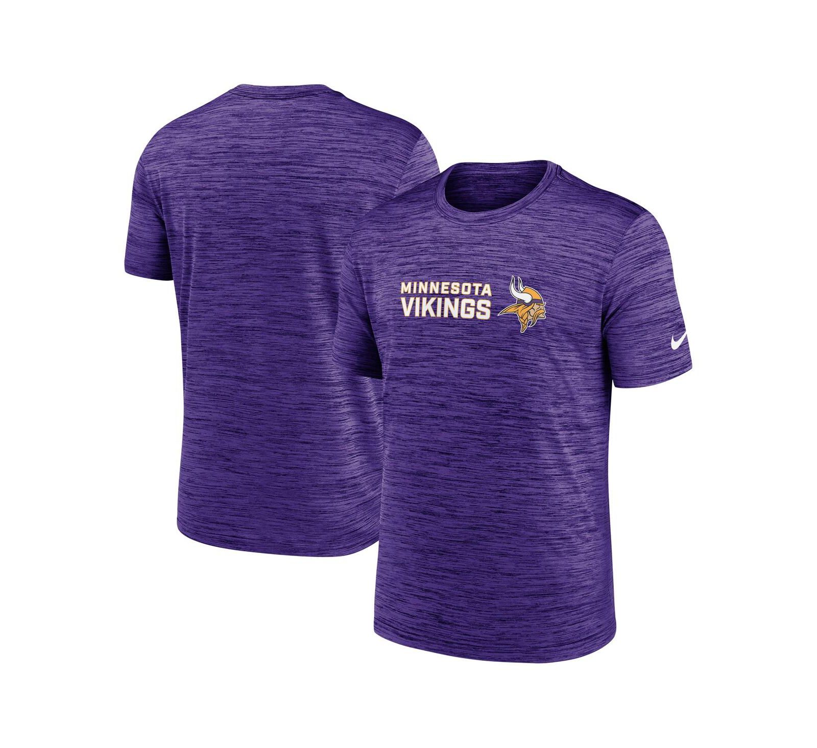 Nike Men's Purple Minnesota Vikings Big & Tall Primetime Reverse Play Velocity Performance T-Shirt