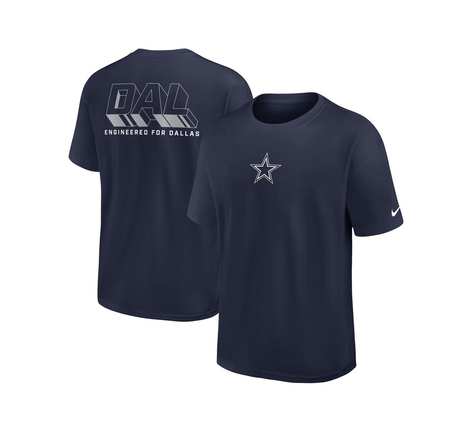 Nike Men's Navy Dallas Cowboys Dominate the Game Essential Max90 T-Shirt