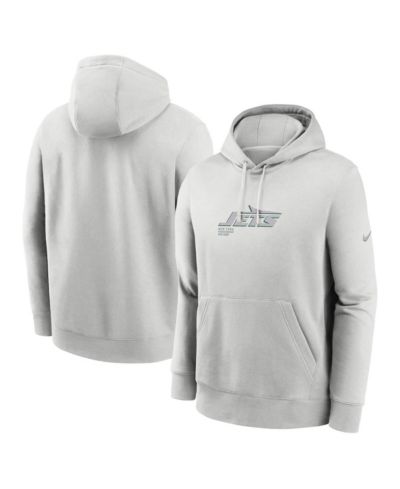 Мужское худи Nike Edge Pack French Terry Club с капюшоном, серое, New York Jets