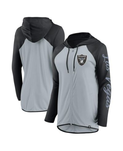 Женское худи Fanatics Las Vegas Raiders Script Full-Zip