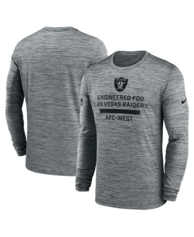 Nike Мужская спортивная футболка Nike Las Vegas Raiders Long Sleeve