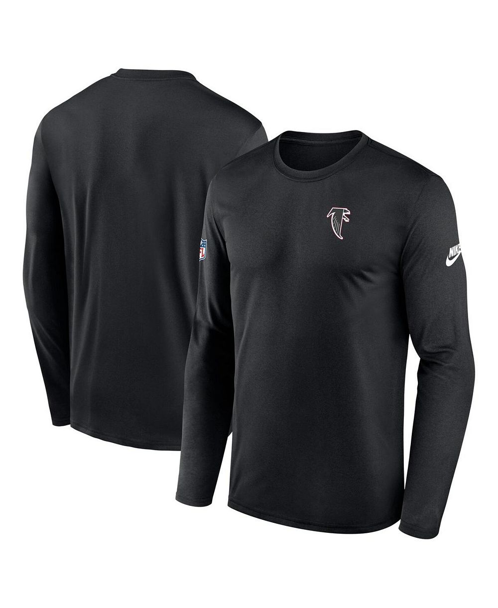 Nike Men's Black Atlanta Falcons Legend Small Logo Performance Long Sleeve T-Shirt