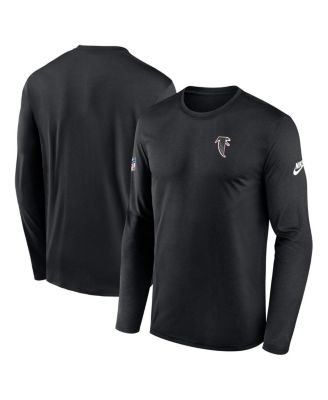 Nike Men's Black Atlanta Falcons Legend Small Logo Performance Long Sleeve T-Shirt