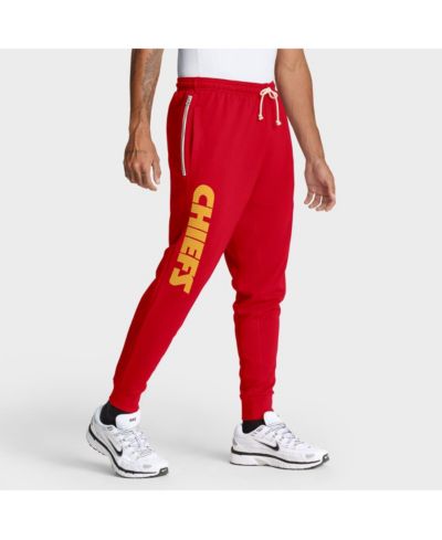 Nike Men's Red Kansas City Chiefs Sideline Ground Game Performance Taper Pants