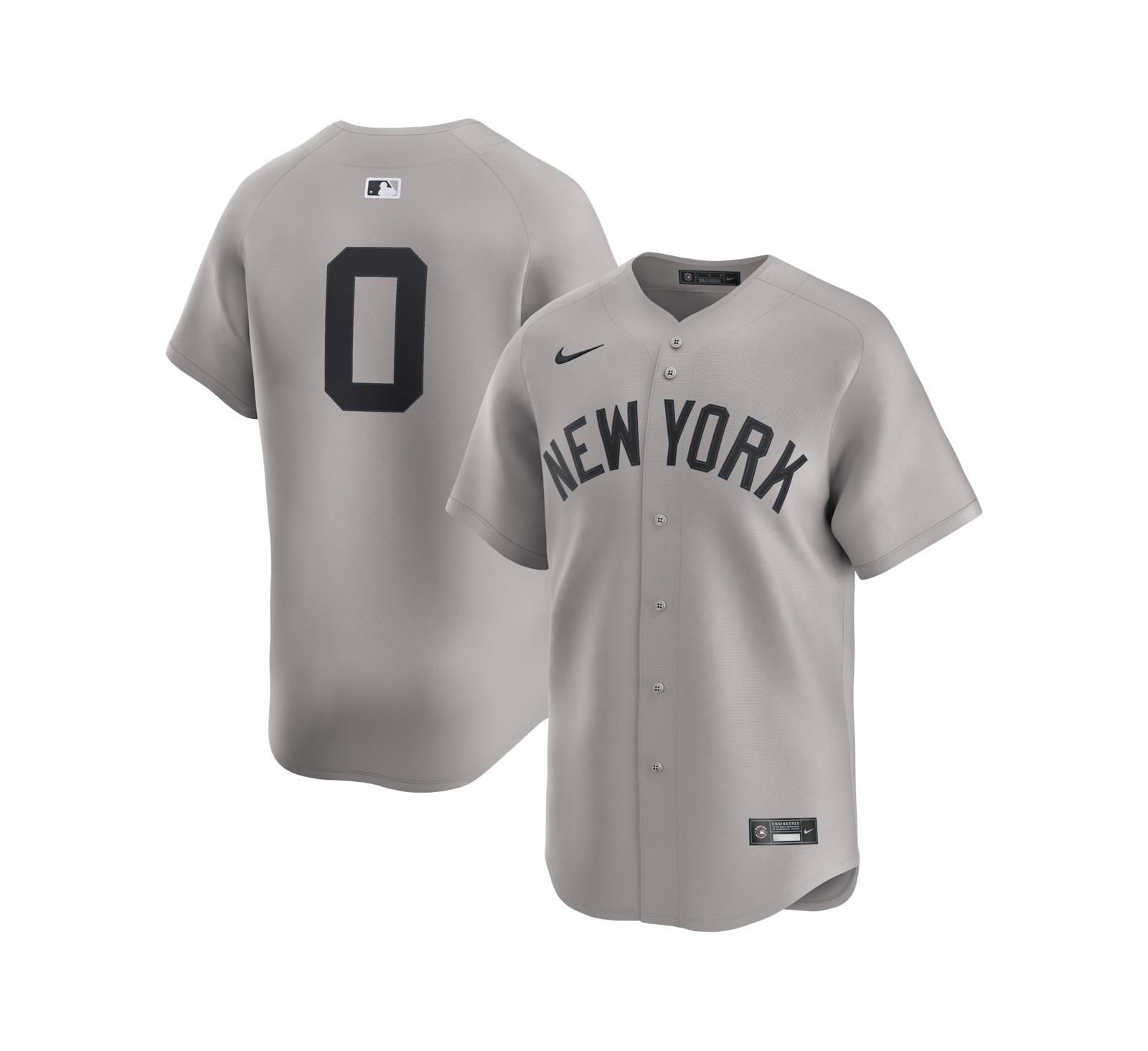 Nike Men's Marcus Stroman Gray New York Yankees Road Limited Player Jersey