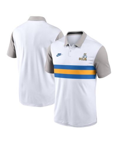 Мужская футболка-поло Nike UCLA Bruins Vapor Performance, белый/серый