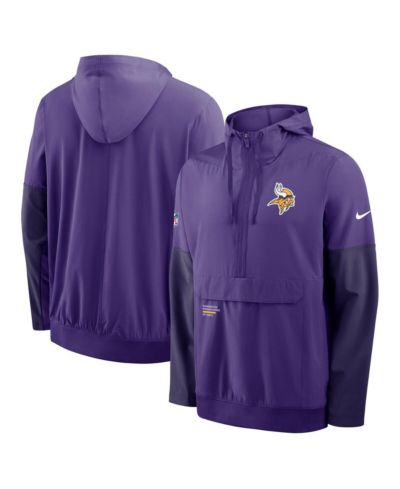 Nike Мужское худи-анорак Minnesota Vikings Sideline, фиолетовое