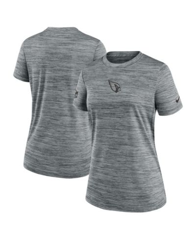 Nike Women's Gray Arizona Cardinals Sideline Velocity Performance T-Shirt