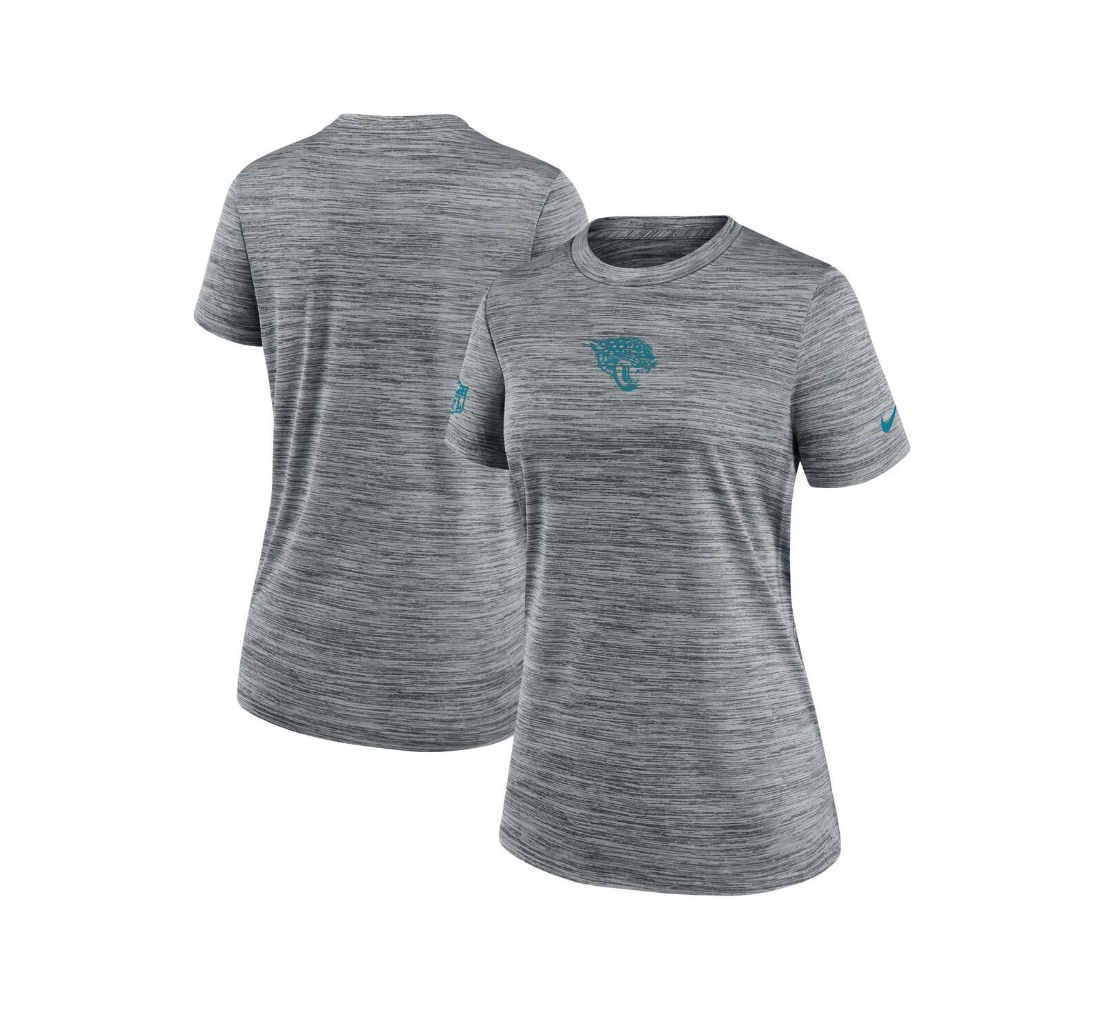 Nike Women's Gray Jacksonville Jaguars Sideline Velocity Performance T-Shirt