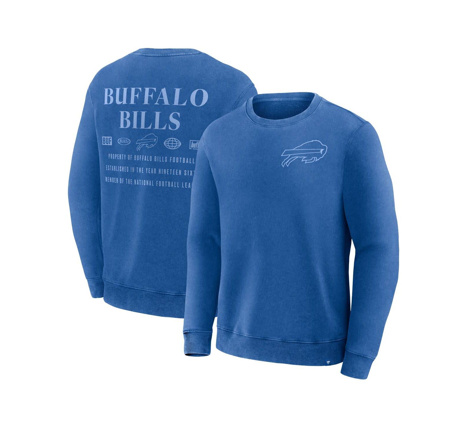 Мужской свитшот Fanatics Buffalo Bills Royal