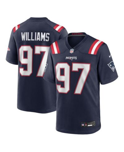 Мужская джерси Nike Milton Williams Navy New England Patriots Game Player