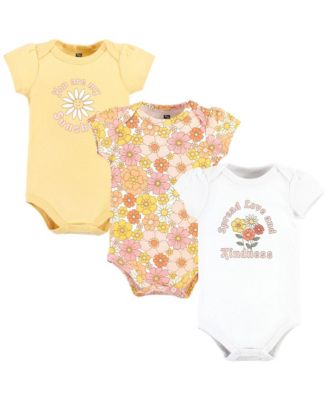 Детские боди Hudson Baby из хлопка, 3 шт
