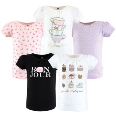 Hudson Baby Baby Girls Hudson Short Sleeve T-Shirts