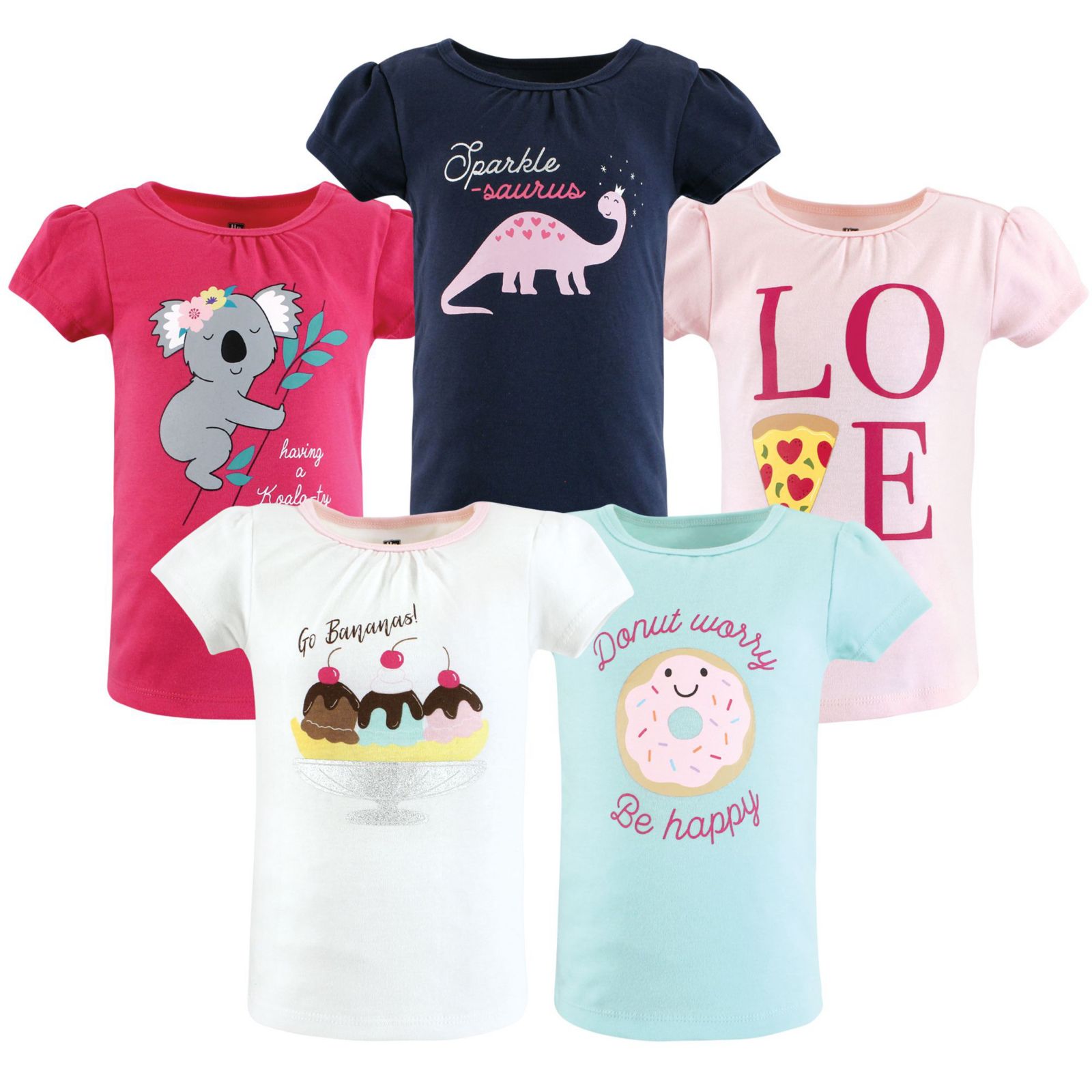 Hudson Baby Baby Girls Hudson Short Sleeve T-Shirts