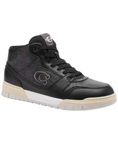 COACH Men's Soho Mid Top Signature Sneakers