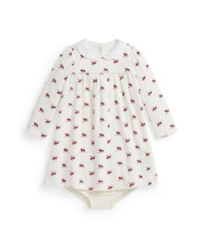 Polo Ralph Lauren Детский комплект из платья и подгузника, 2-Piece Set