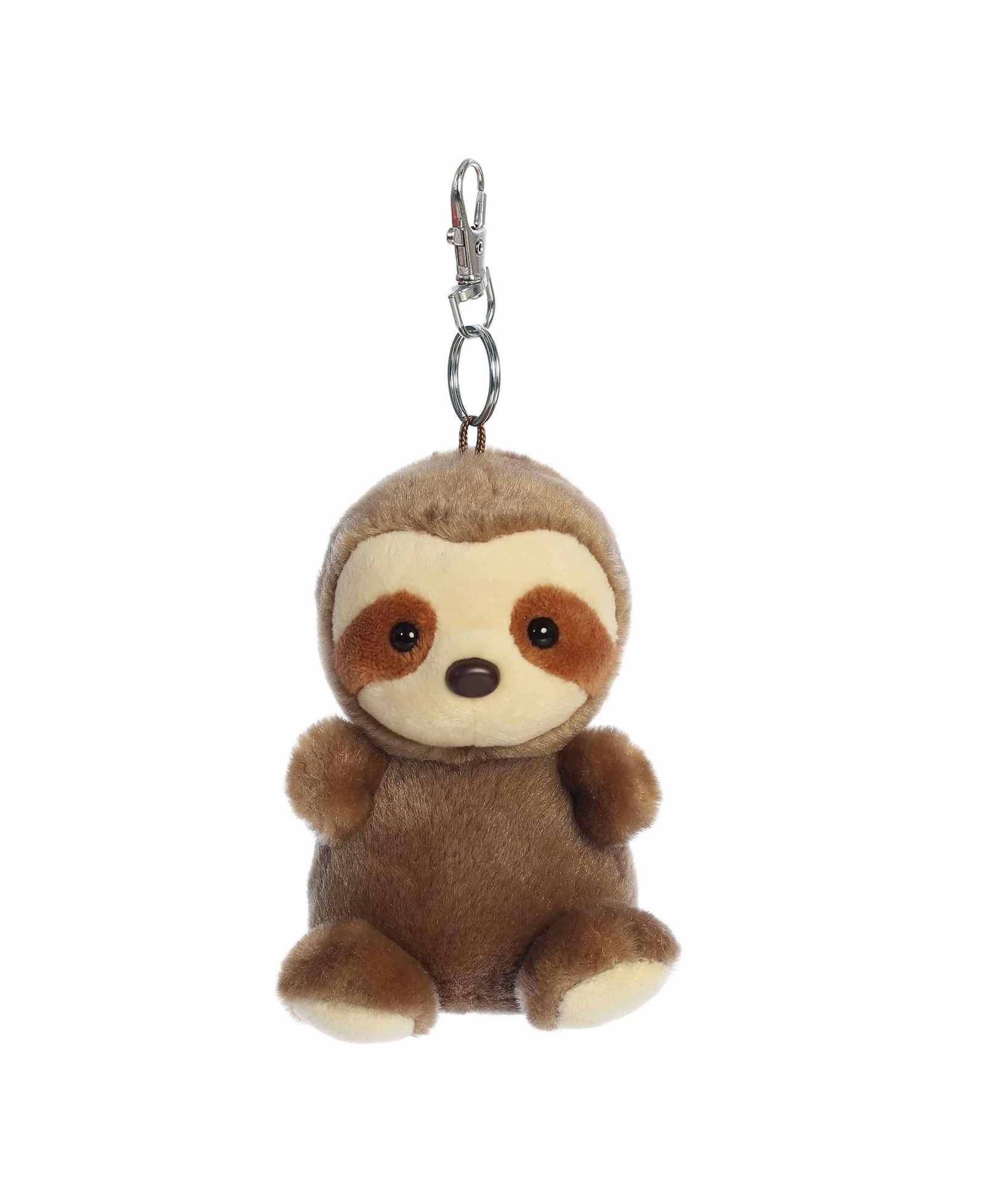 Aurora Mini Slomo Sloth Palm Pals милый брелок, коричневый 4