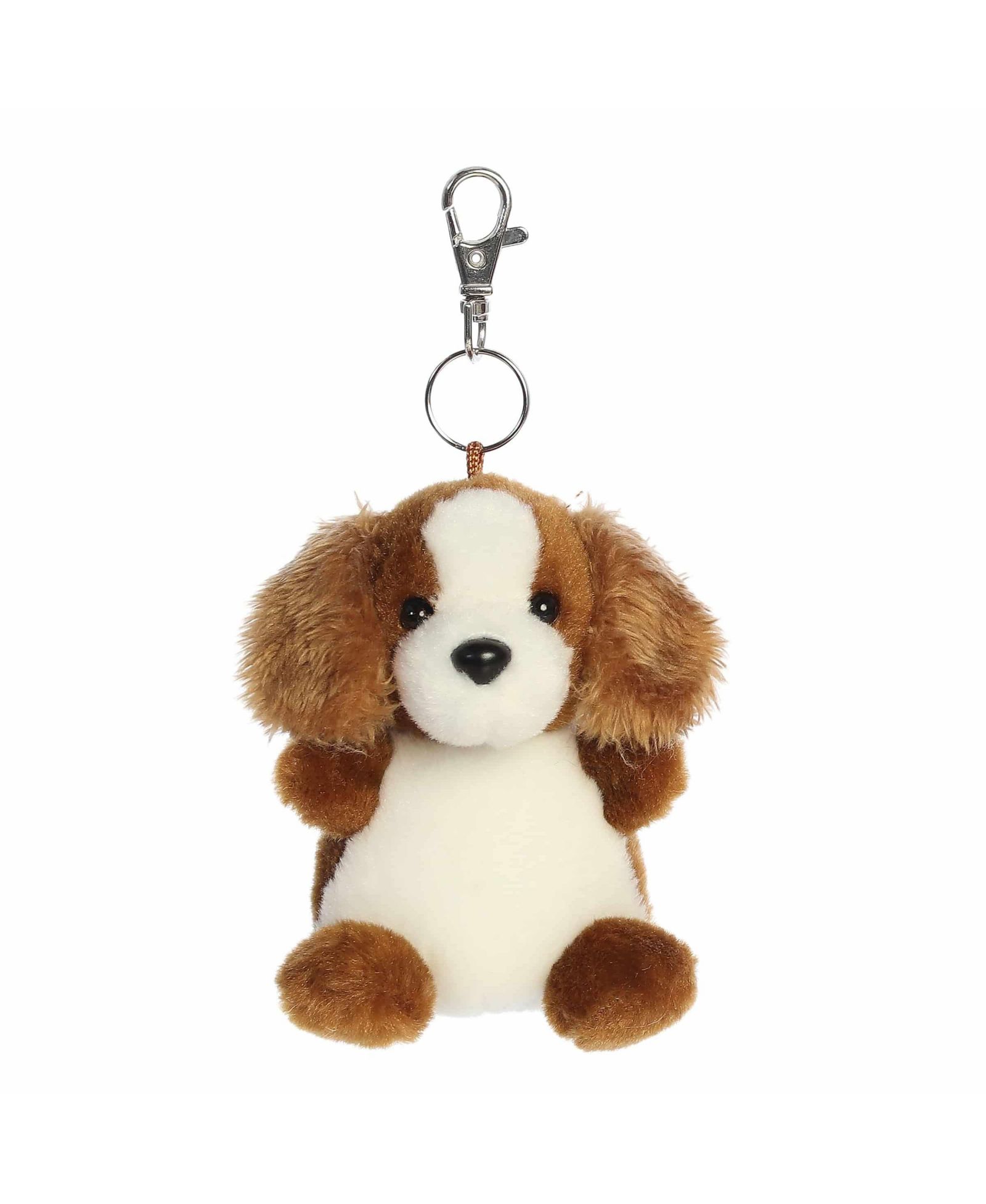 Aurora Mini Lady Spaniel Palm Pals милая мягкая игрушка-брелок, коричневый 4