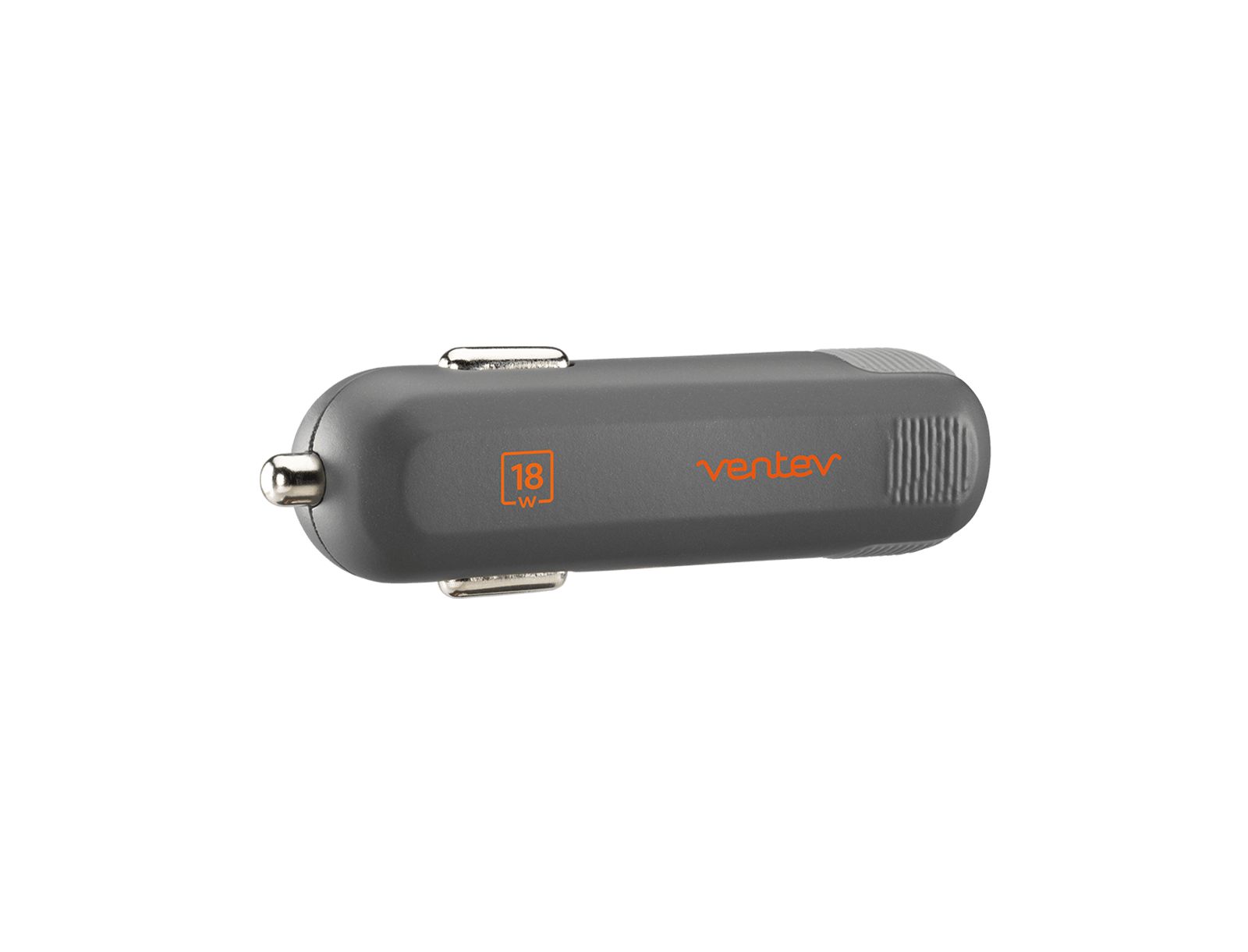 Универсальное автомобильное зарядное устройство Ventev 18W ULTRAFAST USB C Universal Car Charger-Gray