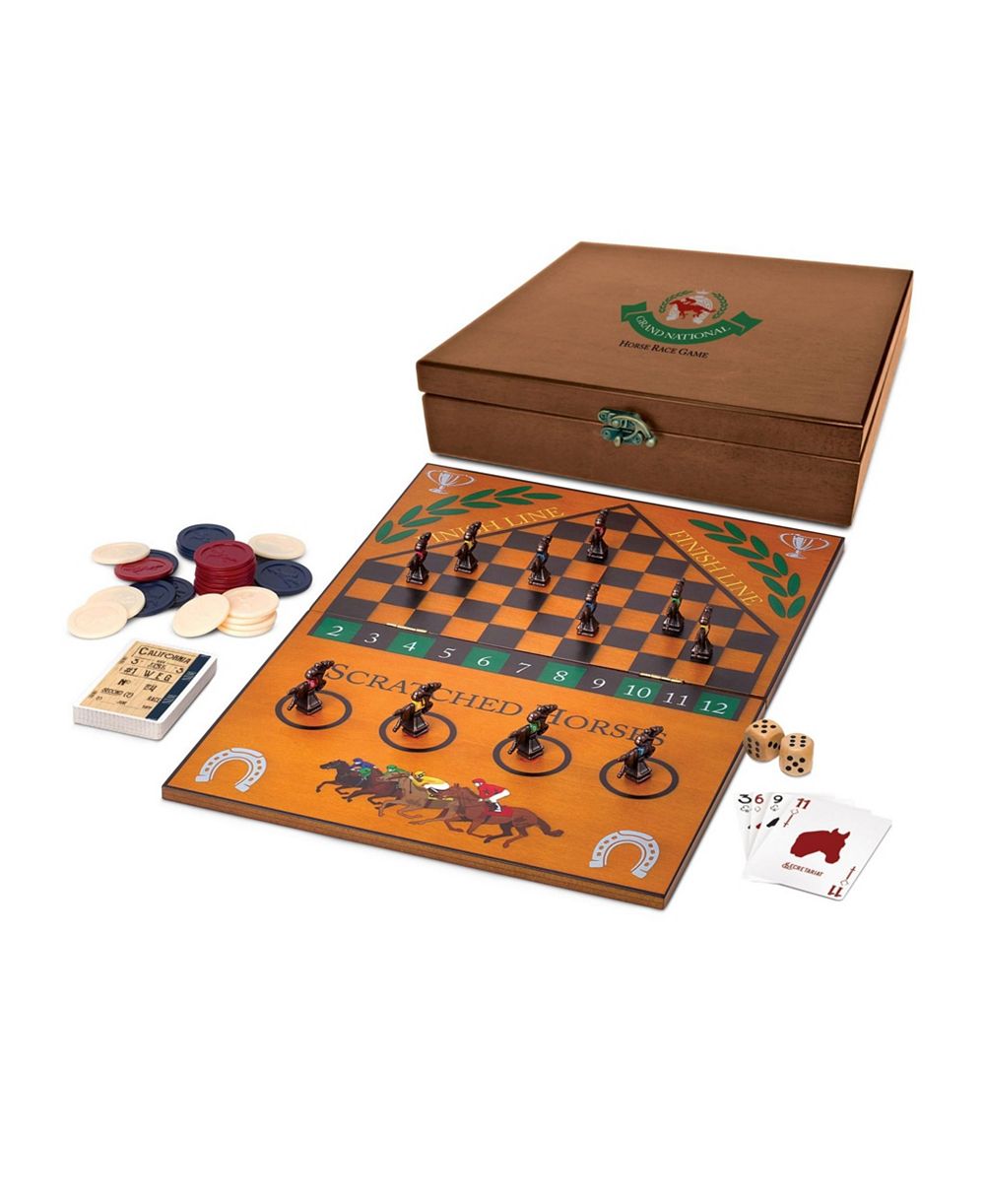 WE Games Grand National Horse Race игра в деревянном ящике