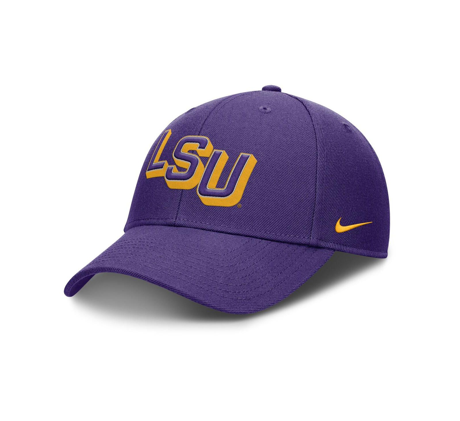 Nike Мужская фиолетовая кепка LSU Tigers Performance Adjustable
