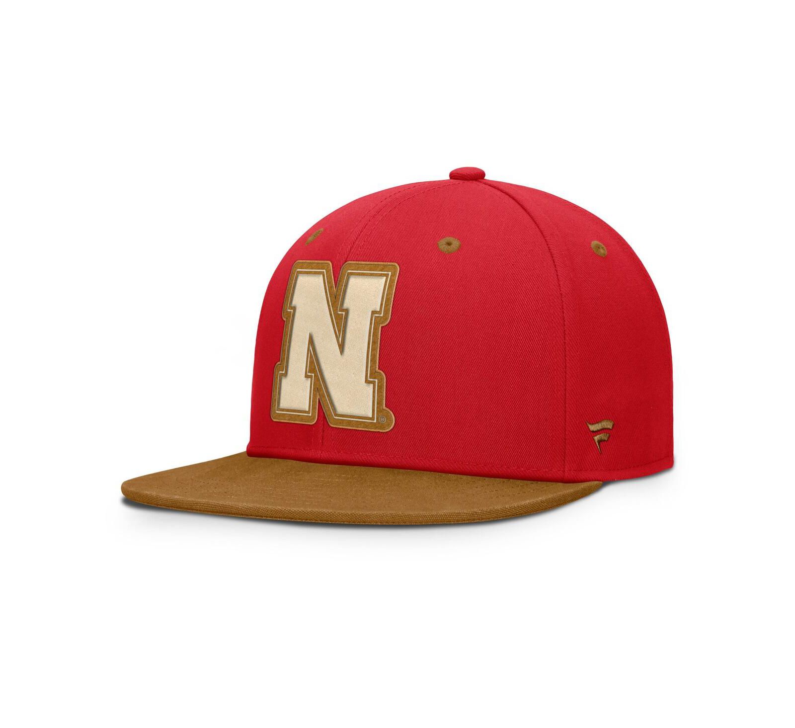 Fanatics Men's Scarlet/Brown Nebraska Huskers Noboa Fitted Hat