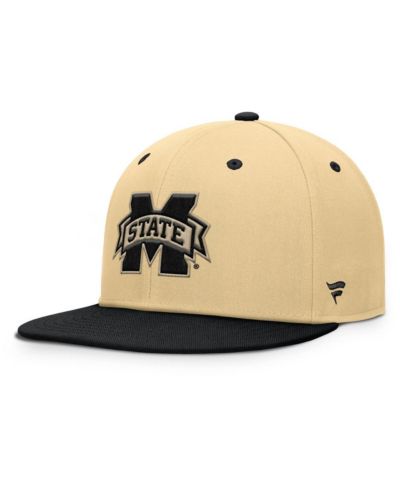 Fanatics Мужская Khaki/Black Mississippi State Bulldogs Balance Fitted Hat