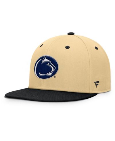 Мужская кепка Fanatics Penn State Nittany Lions Balance Fitted в цвете Khaki/Black
