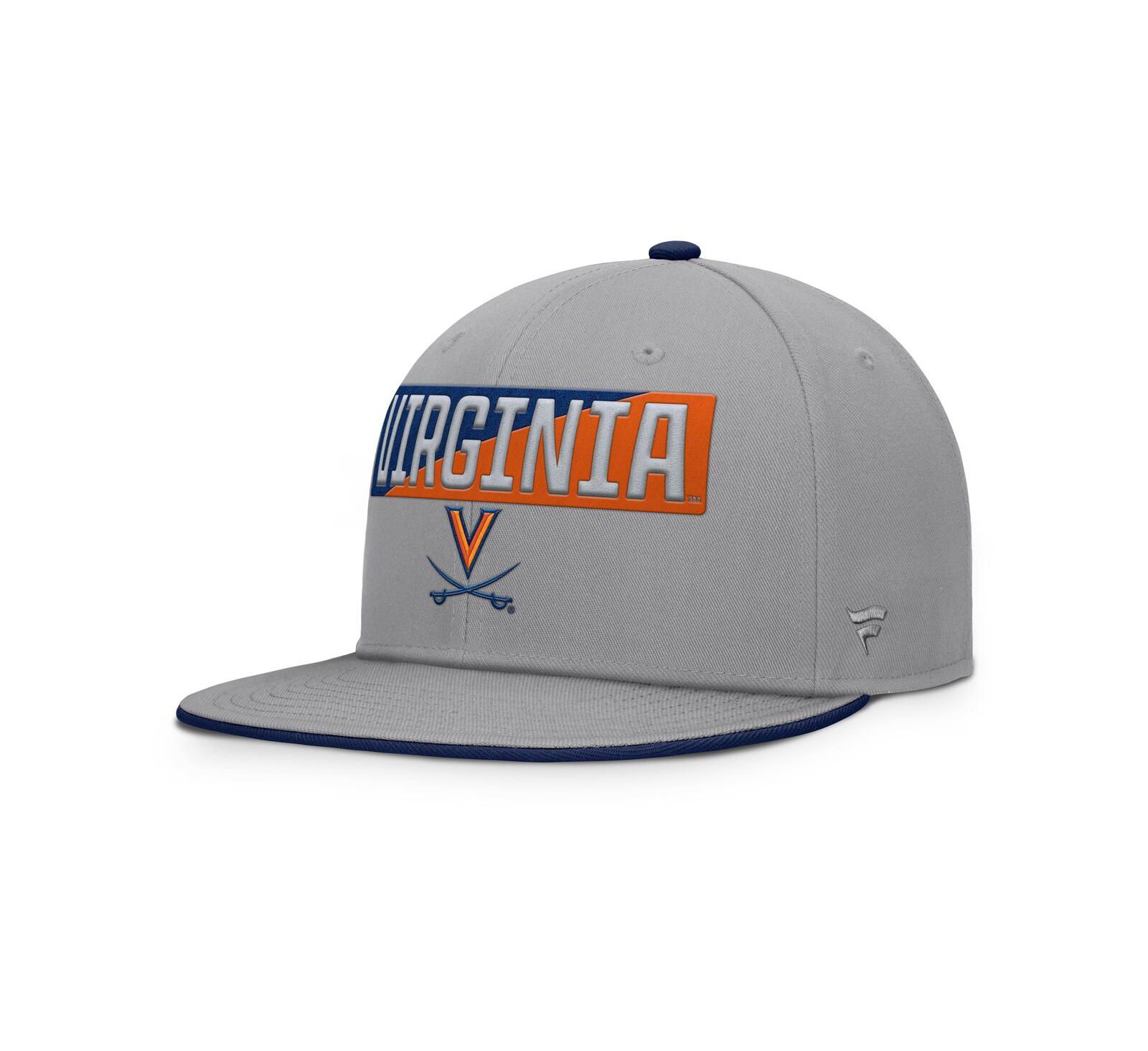 Fanatics Men's Gray Virginia Cavaliers Duo Snapback Hat