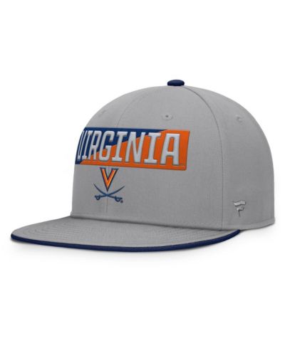 Мужская кепка Fanatics Gray Virginia Cavaliers Duo Snapback