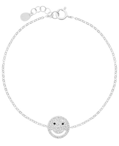 Браслет из фианитов Macy's (0.59 ct. t.w.) из стерлингового серебра