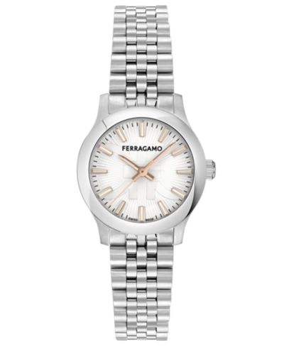 Женские часы Ferragamo Swiss Duo из нержавеющей стали 28mm