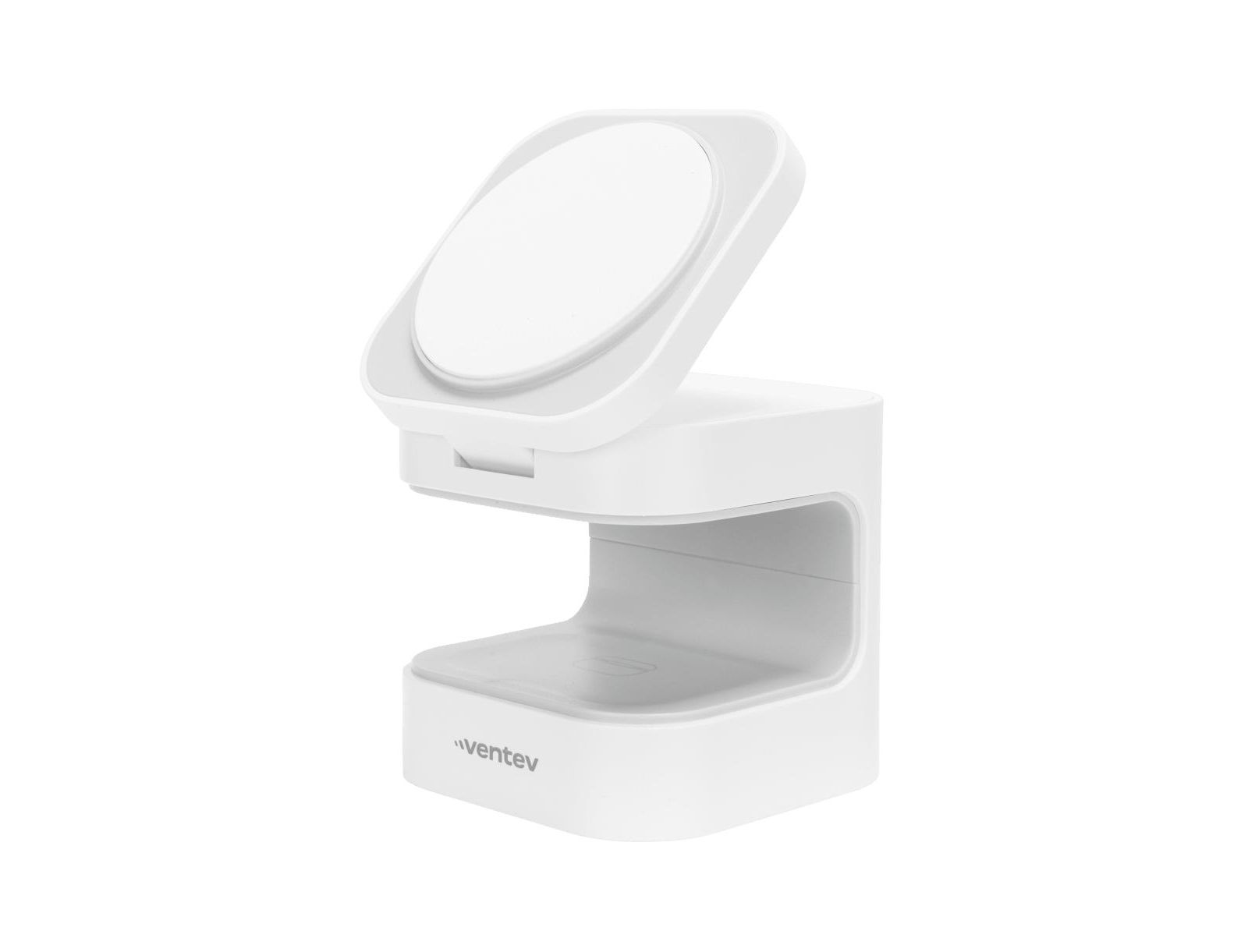Ventev 15W Qi2 2-in-1 Wireless Charger Compatible with iPhone and Wireless Charging Devices