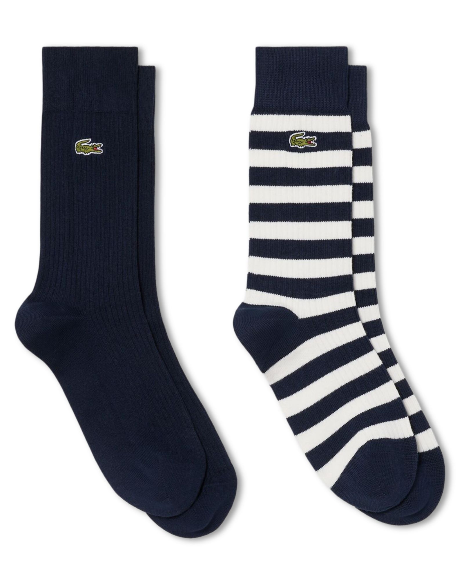 Lacoste Men's Fancy Crew Socks, 2-Pack