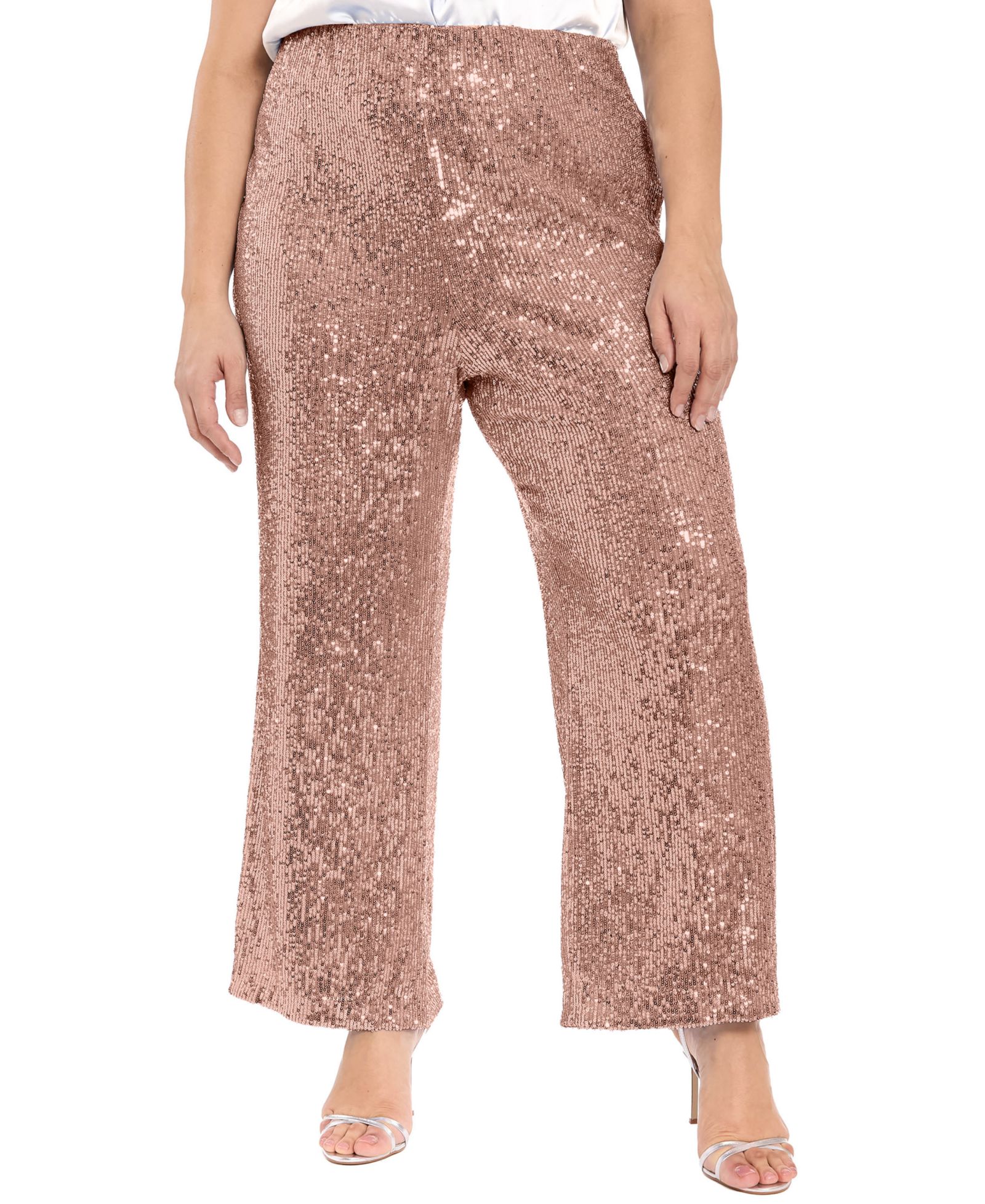 Muse Plus Size Брюки с пайетками, модель Pull-On
