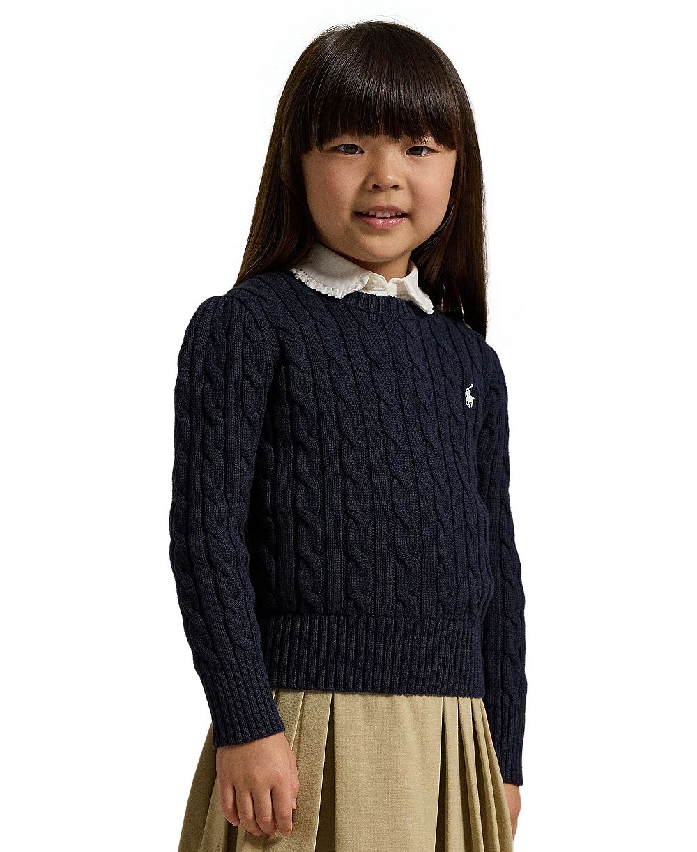 Polo Ralph Lauren Детский джемпер Cable Knit с коротким рукавом
