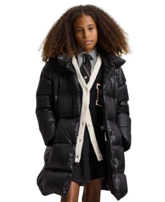 Polo Ralph Lauren Girls' 2T-6X Hooded Long Jacket
