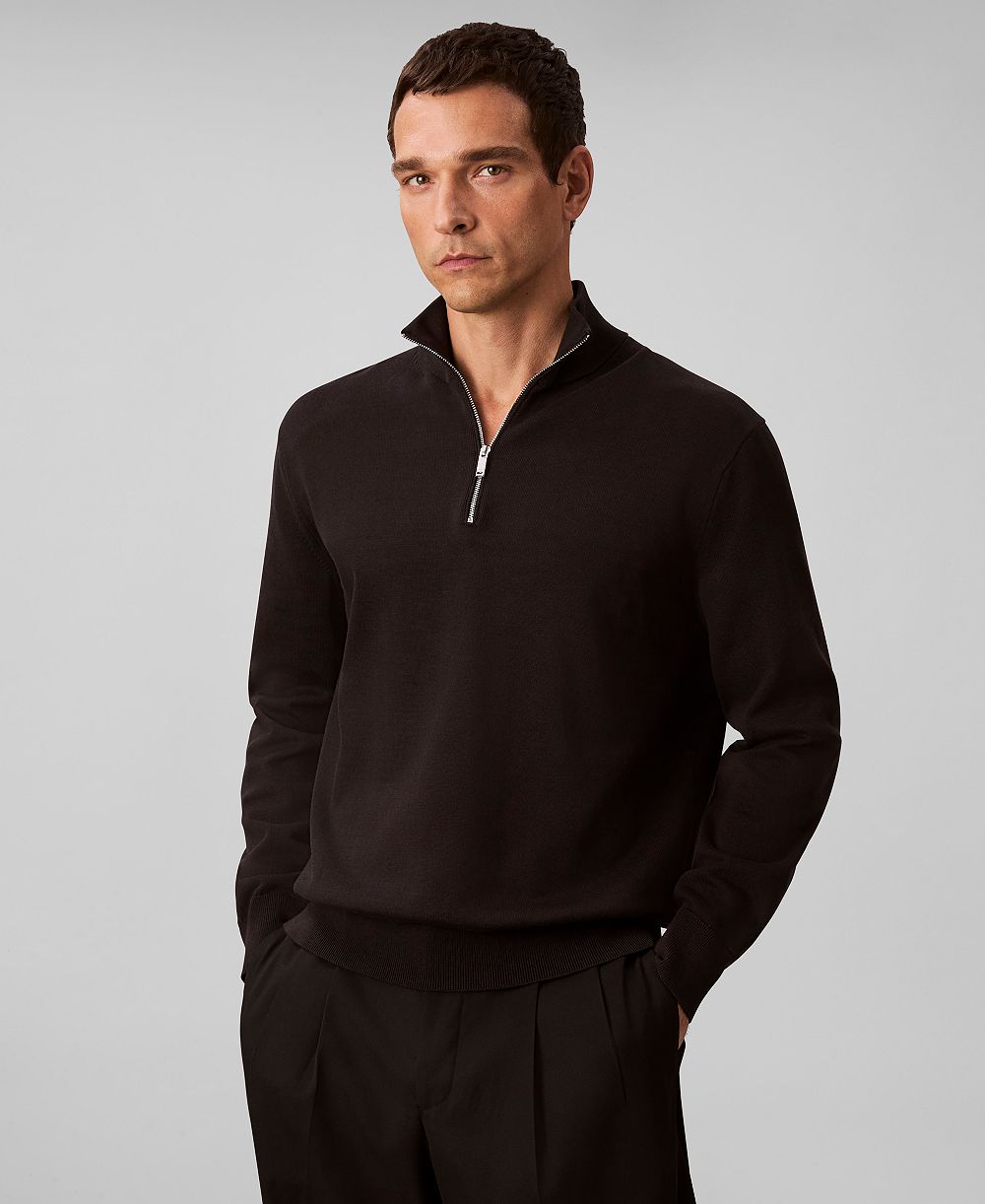 Calvin Klein мужской свитер Supima хлопок 1/4 zip