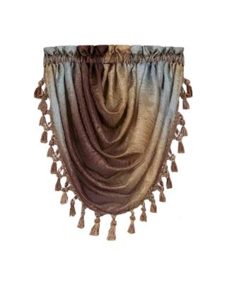 Шторы и занавески GoodGram Ombre Crushed Satin Sheer, Aubergine