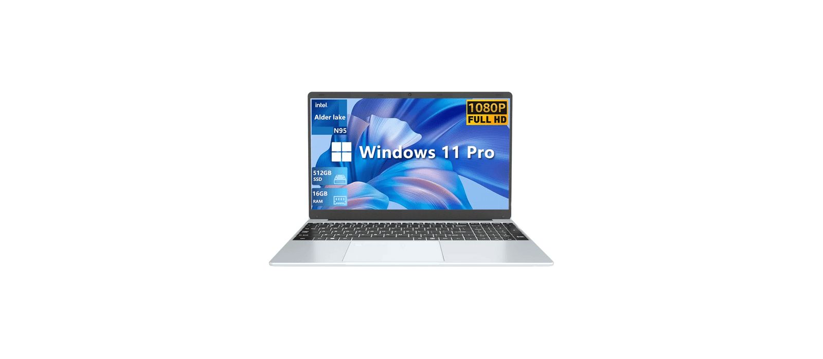 memzuoix ноутбук Intel Alder Lake-N95 16 ГБ ОЗУ 512 ГБ SSD 15,6"