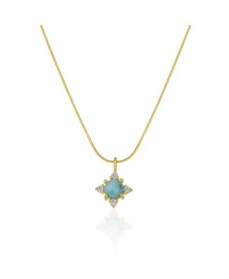 Spero London подвеска Moonstone с итальянской цепочкой