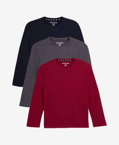 Burgundy/navy/heather charcoal